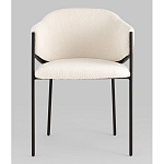 Стул Brace букле белый варинант исполнения - 4 | Loft Concept в Челябинске