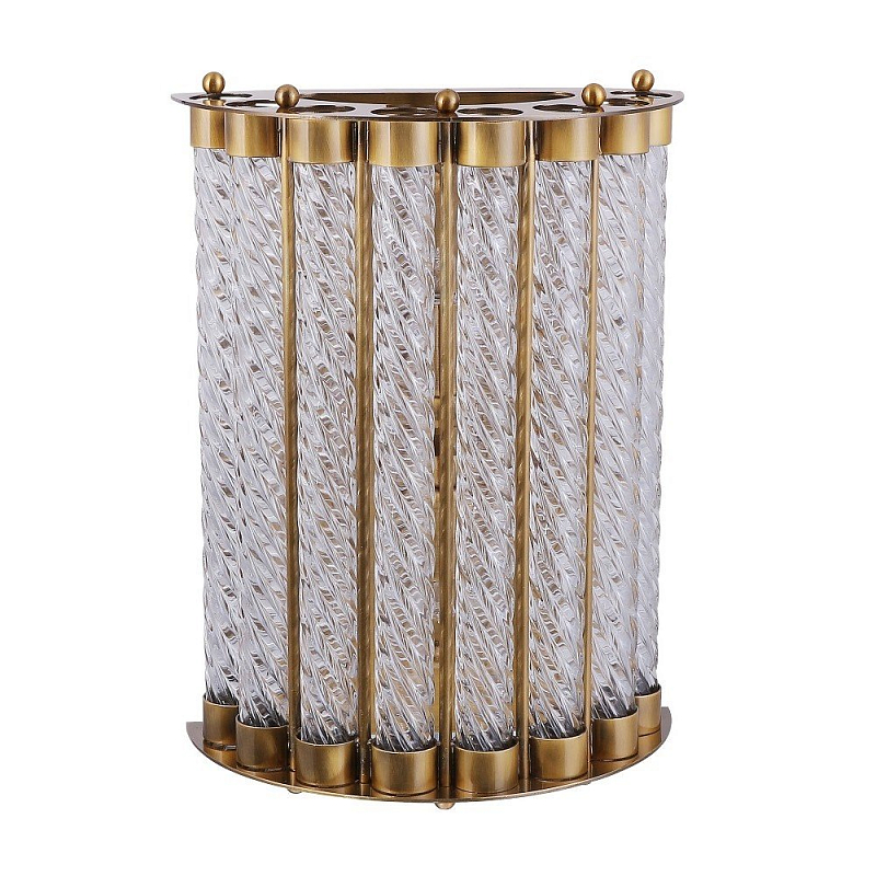 Бра Glass Spirals Sconces Бронза Прозрачное Стекло Бра Glass Spirals Sconces Бронза Прозрачное Стекло в Челябинске | Loft Concept