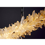 Люстра линейная светодиодная из необработанных кристаллов Mountain Comet варинант исполнения - 1 | Loft Concept в Челябинске