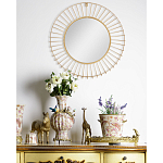 Зеркало круглое настенное в металлической оправе Modern Mirror Space варинант исполнения - 4 | Loft Concept в Челябинске