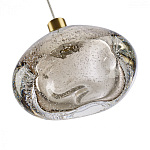 Подвесной светильник с прозрачным стеклянным плафоном округлой формы Effervia  варинант исполнения - 8 | Loft Concept в Челябинске