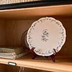 Книжный шкаф из массива сосны с металлической лестницей Burton Wood Cabinet варинант исполнения - 9 | Loft Concept в Челябинске