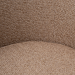 Кресло вращающееся черно-золотая рогожка Julia Armchair Golden Belt варинант исполнения - 4 | Loft Concept в Челябинске