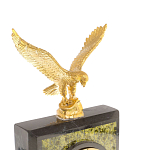 Настольный письменный набор из змеевика  и бронзы с декором в виде орла в подарочной упаковке Successful Leader варинант исполнения - 3 | Loft Concept в Челябинске