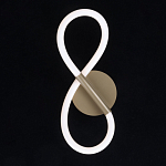 Бра с белым плафоном в форме восьмерки и круглым основанием Luke Lampco Tracer Lamp варинант исполнения - 2 | Loft Concept в Челябинске