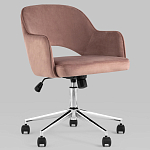 Кресло для компьютерного стола Veloury Pink варинант исполнения - 2 | Loft Concept в Челябинске