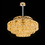 Люстра хрустальная в неоклассическом стиле на золотистом каркасе Majesty варинант исполнения - 5 | Loft Concept в Челябинске