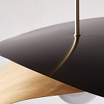 Люстра круглая с 2-мя металлическими абажурами Andromeda варинант исполнения - 4 | Loft Concept в Челябинске