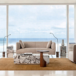 Приставной столик из массива дерева Walnut варинант исполнения - 8 | Loft Concept в Челябинске