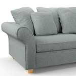 Мебельная ткань Шенилл голубой цвет 138 см T4-20 варинант исполнения - 9 | Loft Concept в Челябинске