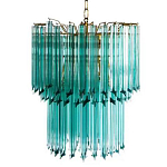 Дизайнерская люстра Blue Lagoon glass бирюзовое стекло  варинант исполнения - 1 | Loft Concept в Челябинске