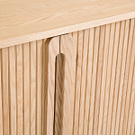 Длинный низкий буфет с 2-мя раздвижными дверцами Toinette Light Cupboard варинант исполнения - 12 | Loft Concept в Челябинске