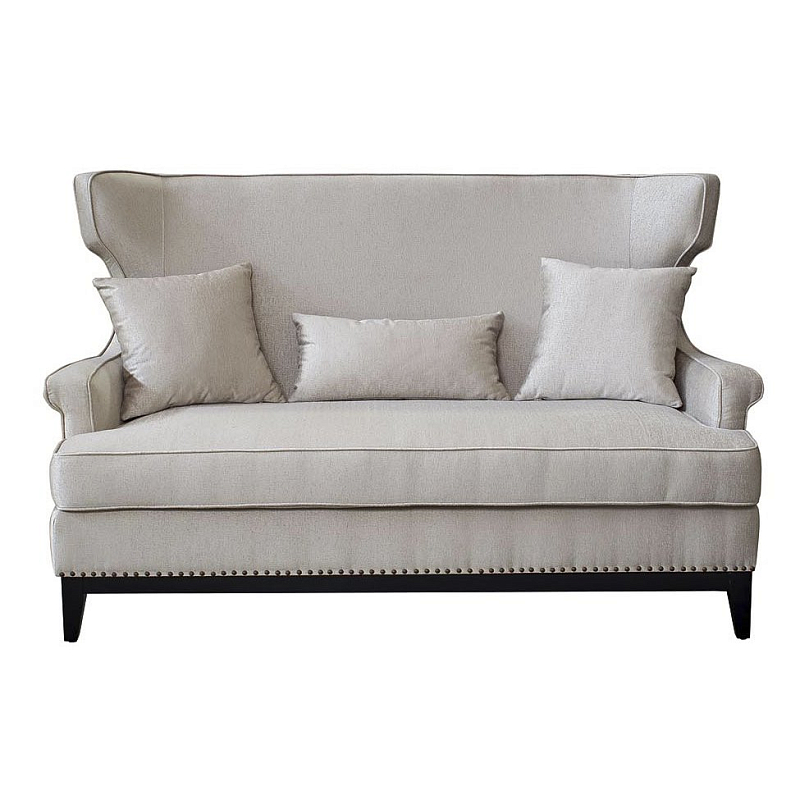 Диван Seine Sofa Velvet 2 Бежево-серый Диван Seine Sofa Velvet 2 Бежево-серый в Челябинске | Loft Concept