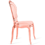 Прозрачный стул розовый LOUIS GHOST CHAIR Pink варинант исполнения - 3 | Loft Concept в Челябинске