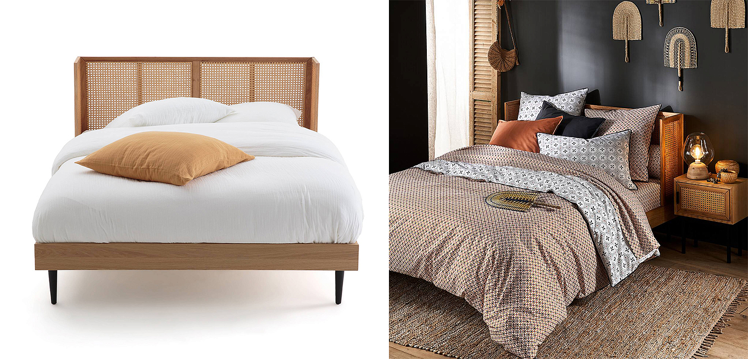 Кровать Nora Wicker Bed Кровать Nora Wicker Bed - Loft-Concept в Челябинске