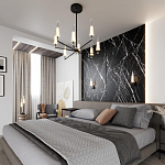 Настольная лампа с прозрачными плафонами из стекла Umbrella варинант исполнения - 5 | Loft Concept в Челябинске