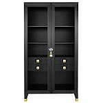 Дизайнерский шкаф витрина Elsa Dreams Black с 4-мя ящиками варинант исполнения - 1 | Loft Concept в Челябинске