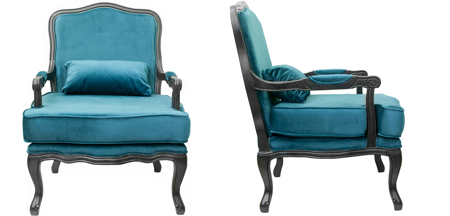 Кресло Harold Chair blue Кресло Harold Chair blue - Loft-Concept в Челябинске