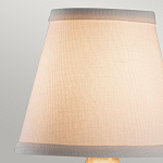 Бра со стеклянным шарообразным декором с пузырьками и бежевым абажуром Feiss варинант исполнения - 2 | Loft Concept в Челябинске