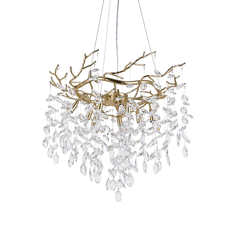 Люстра Floes Gold Хрустальная Золотой в Челябинске | Loft Concept 
