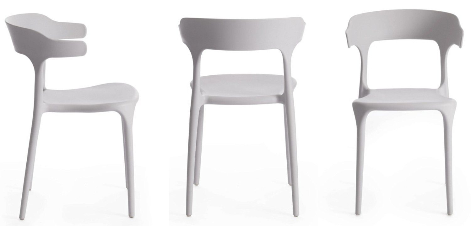 Стул Joris White Plastic Стул Joris White Plastic - Loft-Concept в Челябинске