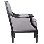 Кресло Harry Armchair black and grey velour варинант исполнения - 2 | Loft Concept в Челябинске