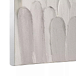 Панно декоративное с ручной росписью Gray Strokes варинант исполнения - 1 | Loft Concept в Челябинске