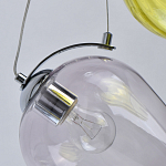 Люстра каскадная с 9-ю разноцветными стеклянными плафонами Kaleido варинант исполнения - 10 | Loft Concept в Челябинске