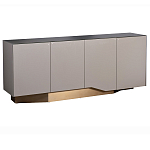 Комод со стеклянной столешницей и с выдвижными ящиками Minimalist Accent варинант исполнения - 1 | Loft Concept в Челябинске