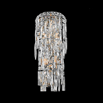 Бра с каскадом из прозрачного хрусталя и корпусом из металла цвета хром Constant Sparks варинант исполнения - 3 | Loft Concept в Челябинске