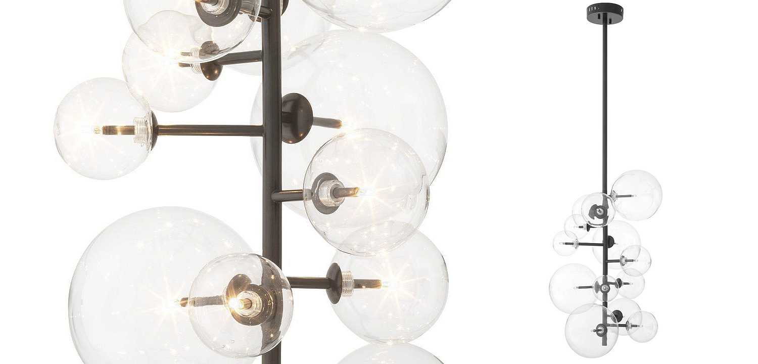 Люстра Eichholtz Chandelier Ezra Bronze Люстра Eichholtz Chandelier Ezra Bronze - Loft-Concept в Челябинске