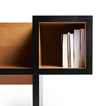 Дизайнерская скамейка  Canton  Beech and Black Bench варинант исполнения - 3 | Loft Concept в Челябинске