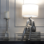 Настольная лампа TERRAMI с абажуром варинант исполнения - 3 | Loft Concept в Челябинске