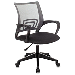 Офисное кресло с основанием из черного пластика Desk chairs Grey варинант исполнения - 1 | Loft Concept в Челябинске