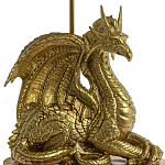 Настольная лампа с абажуром Дракон Golden Dragon Lamp Beige варинант исполнения - 6 | Loft Concept в Челябинске