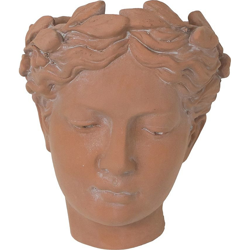Кашпо Roman face Коричневый Кашпо Roman face Коричневый в Челябинске | Loft Concept