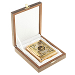 Портсигар на 20 сигарет с гравюрой Герба РФ в подарочной коробке Metal Cigarettes Cases варинант исполнения - 2 | Loft Concept в Челябинске