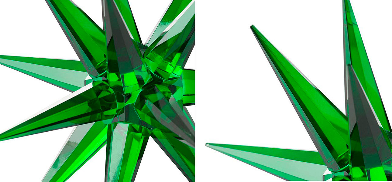 Статуэтка стеклянная зеленая звезда Green Star Статуэтка стеклянная зеленая звезда Green Star - Loft-Concept в Челябинске