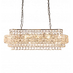 Люстра овальной формы хрустальная в неоклассическом стиле Majesty варинант исполнения - 5 | Loft Concept в Челябинске