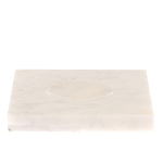 Подставка под шар квадратная из натурального камня Мрамор Белый Natural Stone Sphere Stands варинант исполнения - 1 | Loft Concept в Челябинске