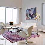 Торшер в виде белых и золотых цветов каллы Refined Taste of Light варинант исполнения - 1 | Loft Concept в Челябинске