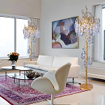 Торшер в виде золотого дерева с листьями FAIRYTREE Light варинант исполнения - 3 | Loft Concept в Челябинске