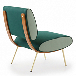 Дизайнерское кресло без подлокотников Gio Ponti ROUND D.154.5 Armchair варинант исполнения - 2 | Loft Concept в Челябинске