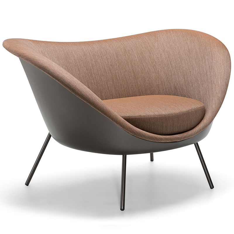 Дизайнерское уличное кресло Gio Ponti D.154.2 Armchair Коричневый Черный Дизайнерское уличное кресло Gio Ponti D.154.2 Armchair Коричневый Черный в Челябинске | Loft Concept
