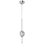 Подвесной светильник с плафоном из хрустального шара Crystal Bubbles Chrome Hanging Lamp варинант исполнения - 2 | Loft Concept в Челябинске