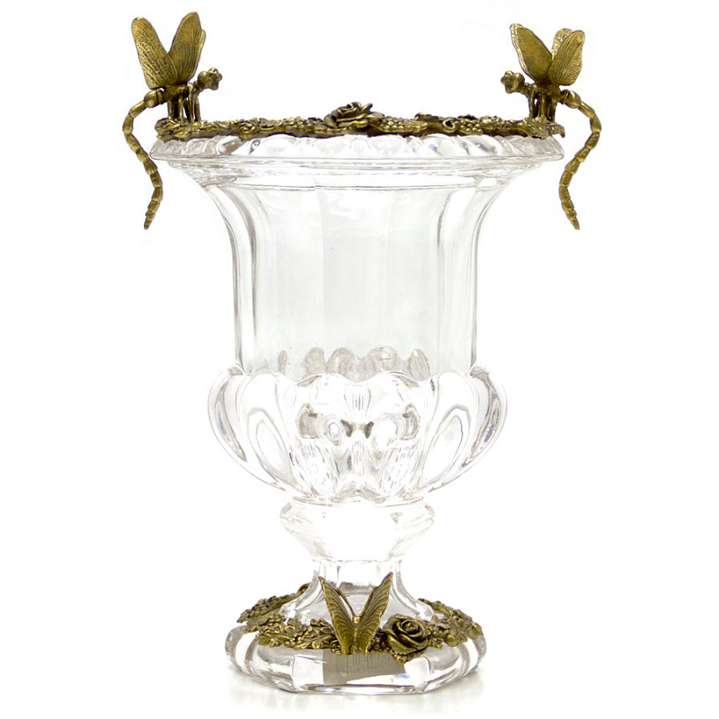 Ваза Transparent Goblet Прозрачный (Transparent) Бронза Ваза Transparent Goblet Прозрачный (Transparent) Бронза в Челябинске | Loft Concept