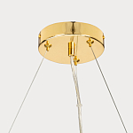 Люстра подвесная из золотых колец 57 см Golden Circles варинант исполнения - 11 | Loft Concept в Челябинске