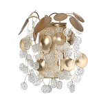 Бра с декоративными подвесками из прозрачного стекла в форме монеток FAIRYTREE Light варинант исполнения - 1 | Loft Concept в Челябинске