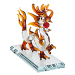 Декоративная стеклянная статуэтка Дракон Glass Dragon Statuette варинант исполнения - 2 | Loft Concept в Челябинске