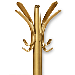 Вешалка золотого цвета с 4-мя крючками из пластика Curves Hangers варинант исполнения - 2 | Loft Concept в Челябинске